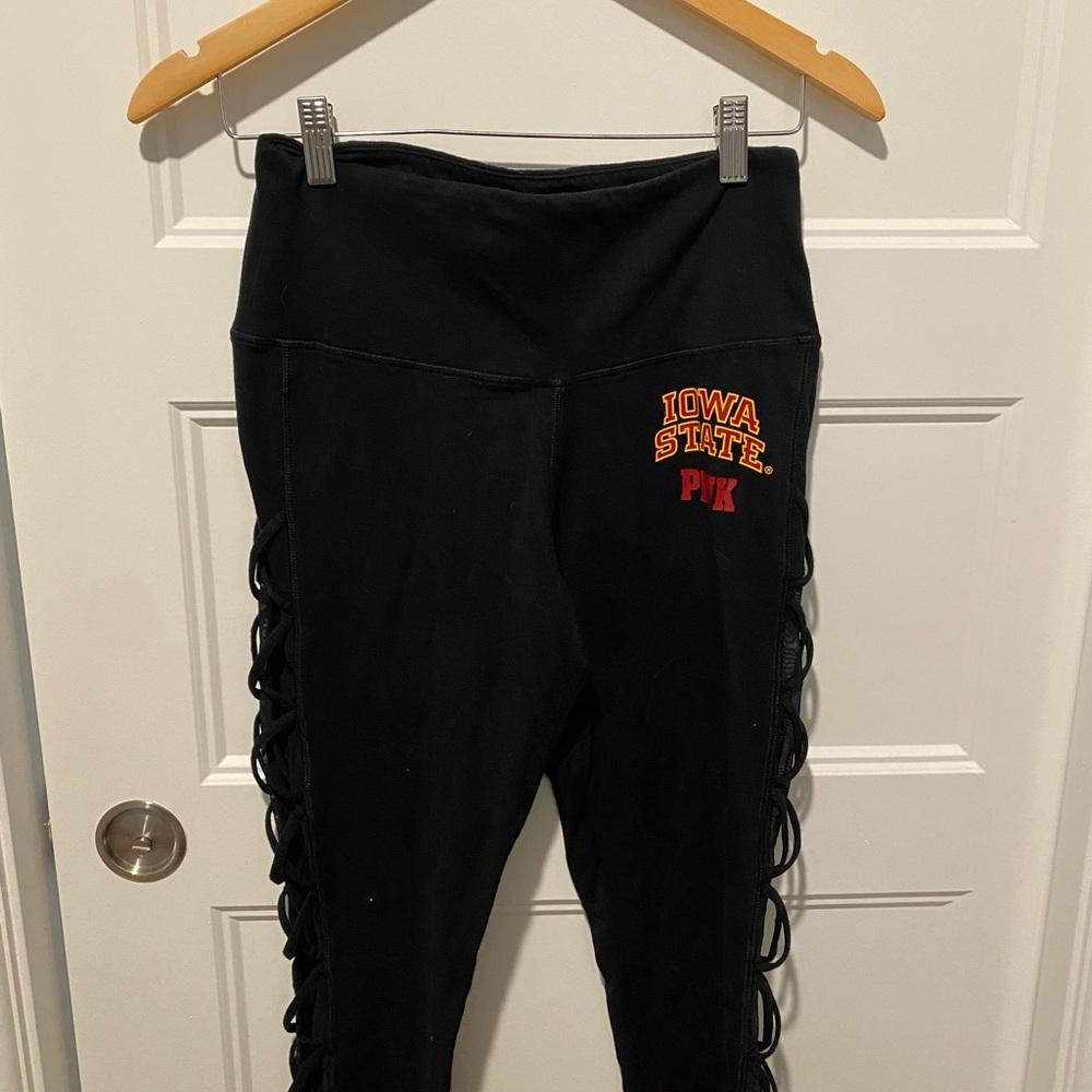 PINK Iowa State Leggings, Size: M